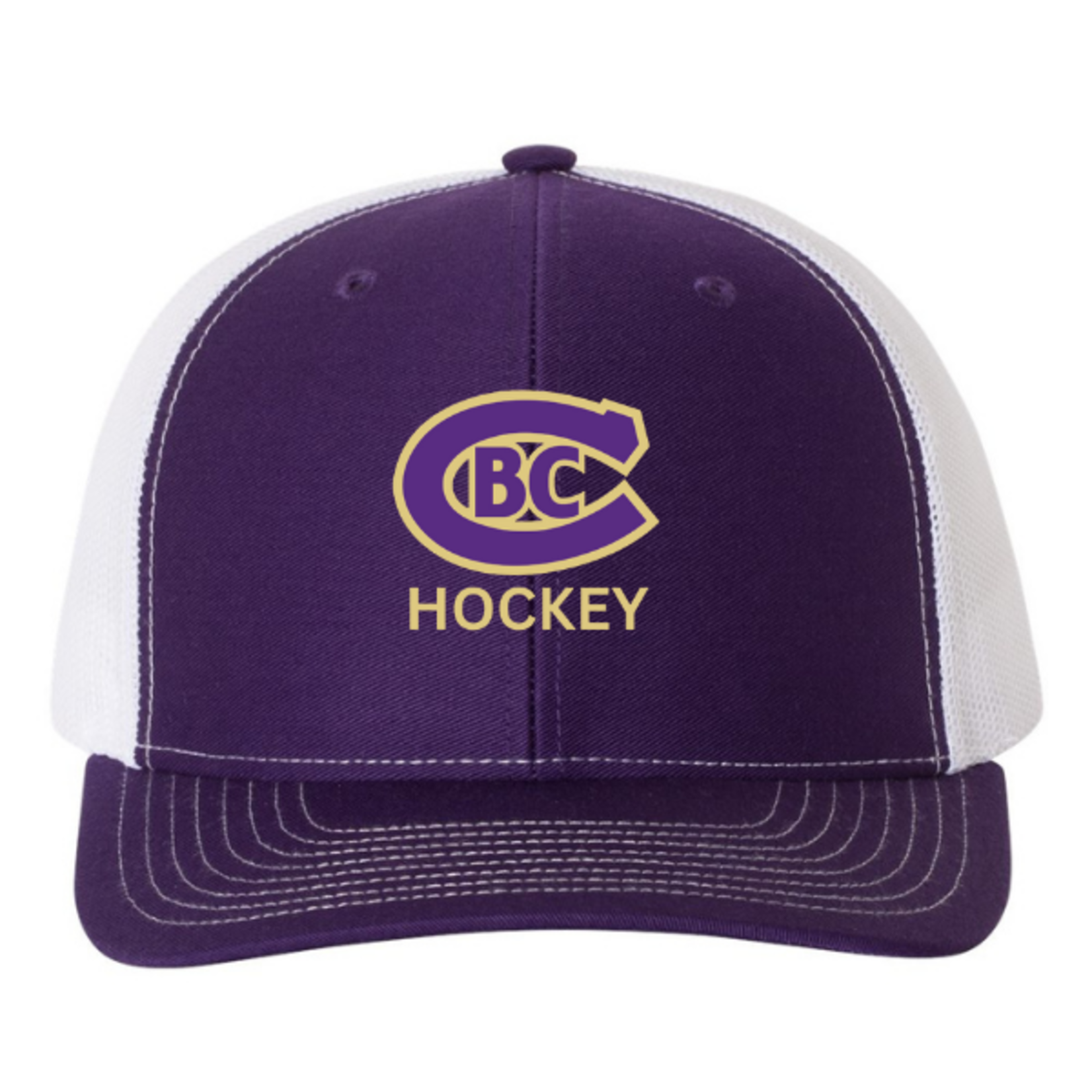 Richardson CBC Hockey 112 Snapback Trucker Hat (Purple/White)
