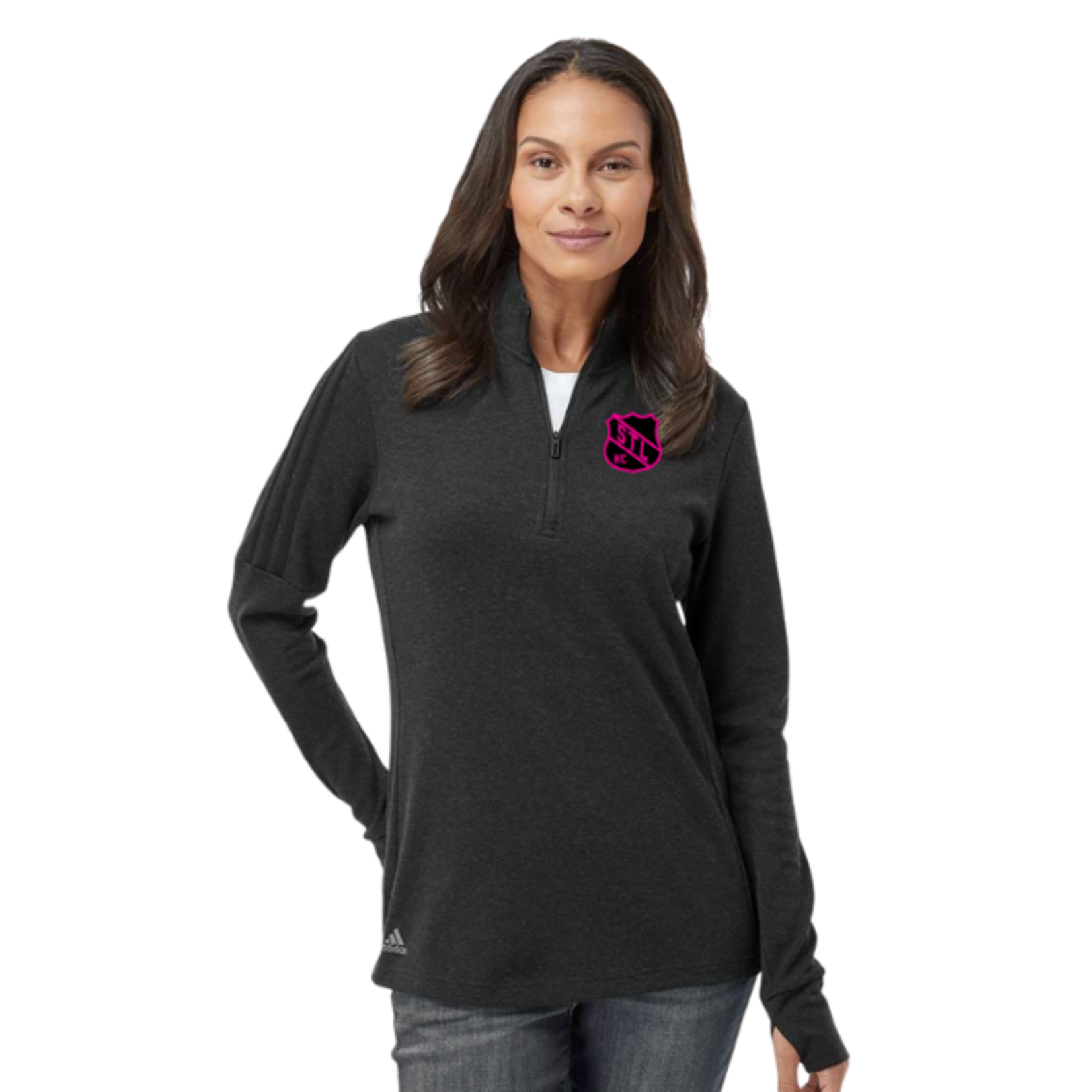 Adidas Hockey Club Girls Adidas 3 Stripe 1/4 Zip (WOMENS)