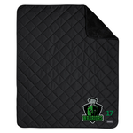Eddie Bauer Midwest Warriors Quilted Insulated Fleece Blanket (BLACK)