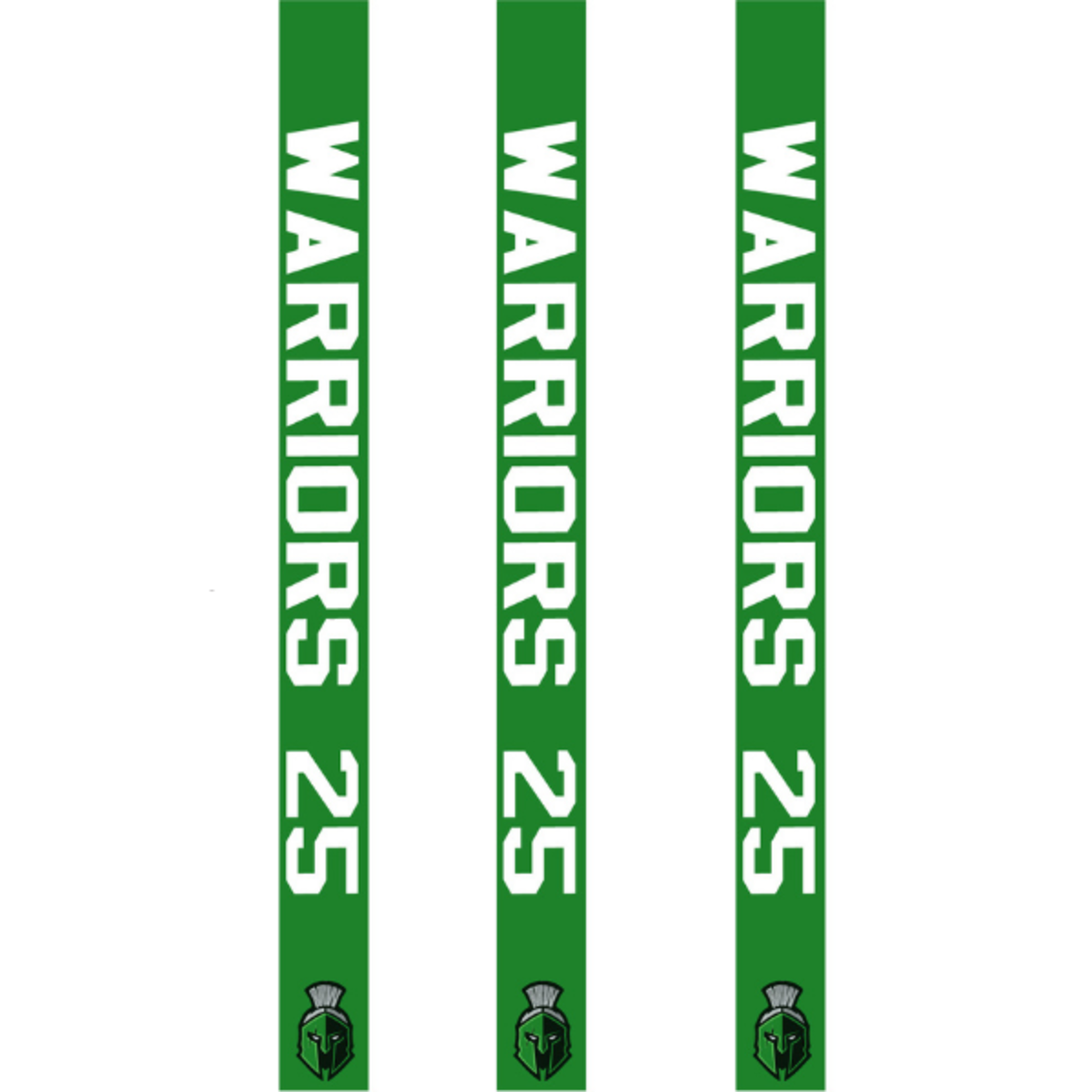 TGP Team Sales Midwest Warriors Hockey Stick Stickers (3 Pack)