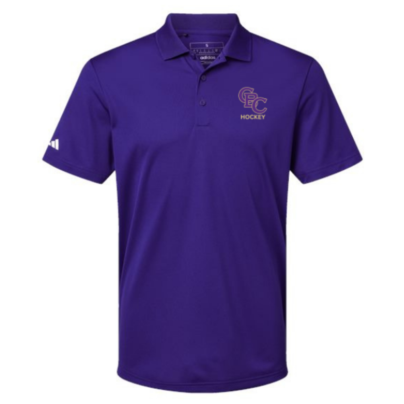 Adidas CBC Cross Logo Hockey Polo (PURPLE)