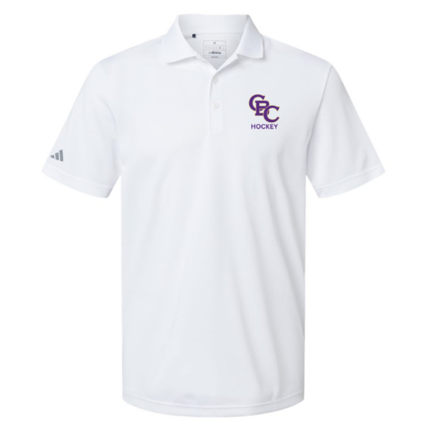 Adidas CBC Cross Logo Hockey Polo (WHITE)