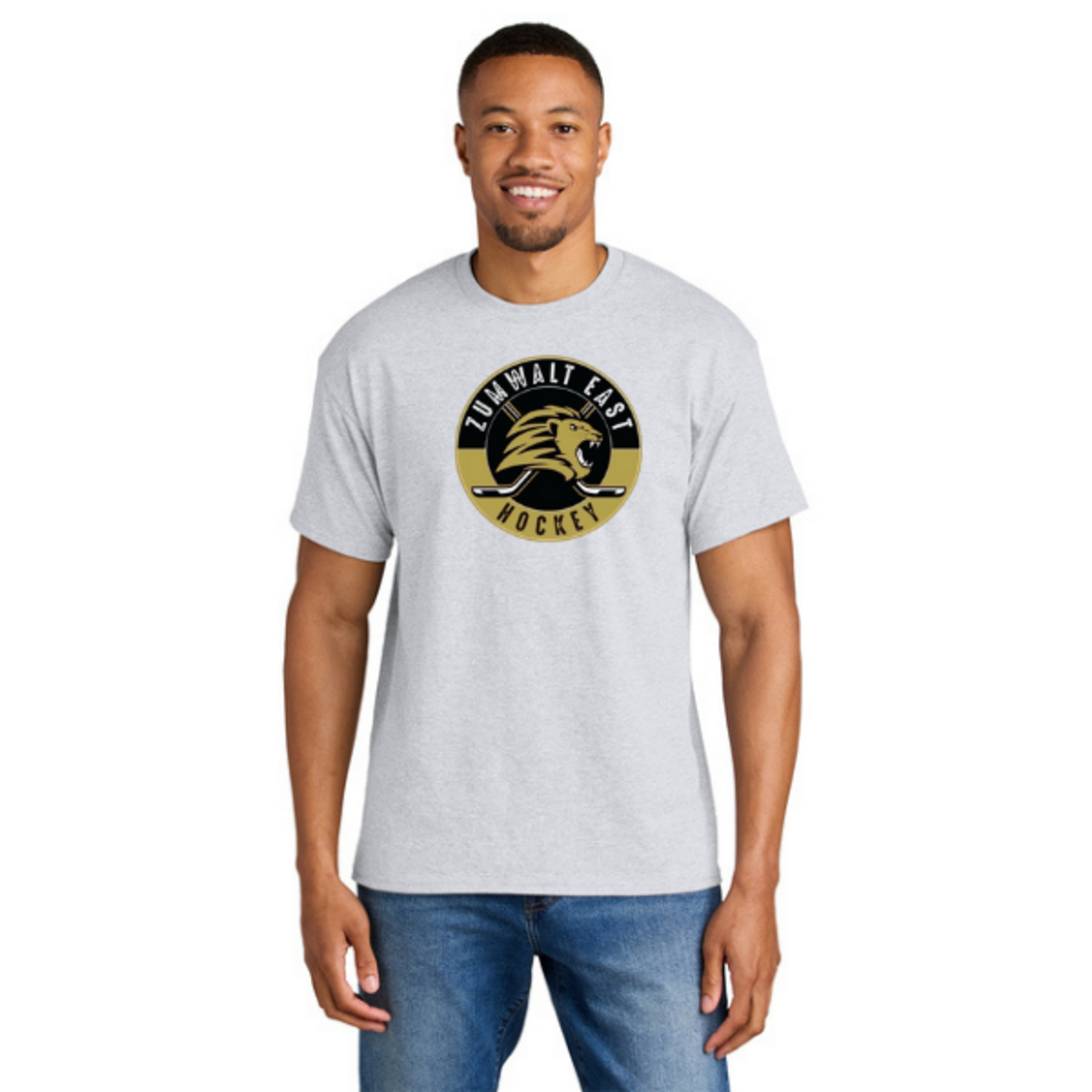 Gildan Fort Zumwalt East Dry Blend 50/50 T-Shirt (SENIOR) GREY