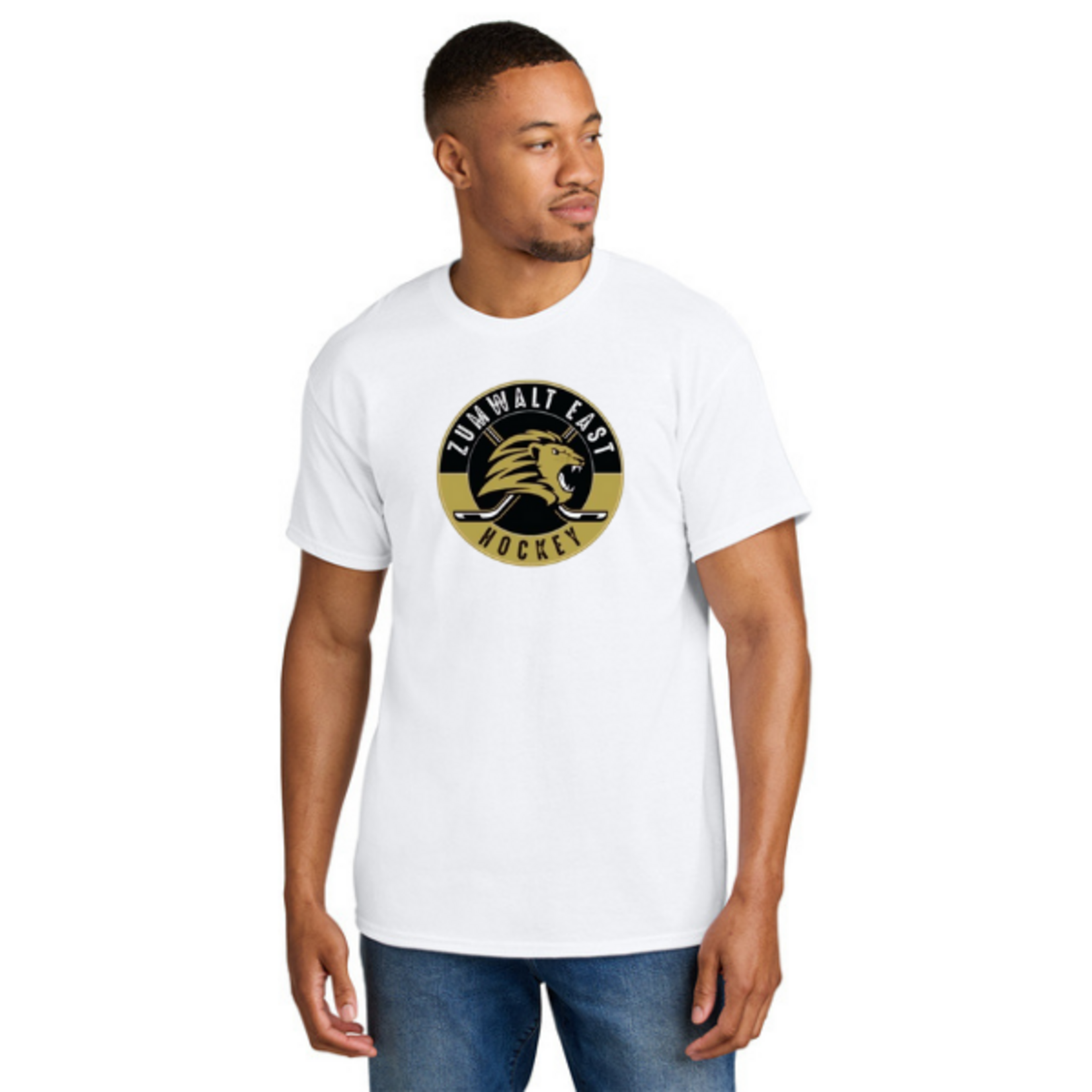 Gildan Fort Zumwalt East Dry Blend 50/50 T-Shirt (SENIOR) WHITE