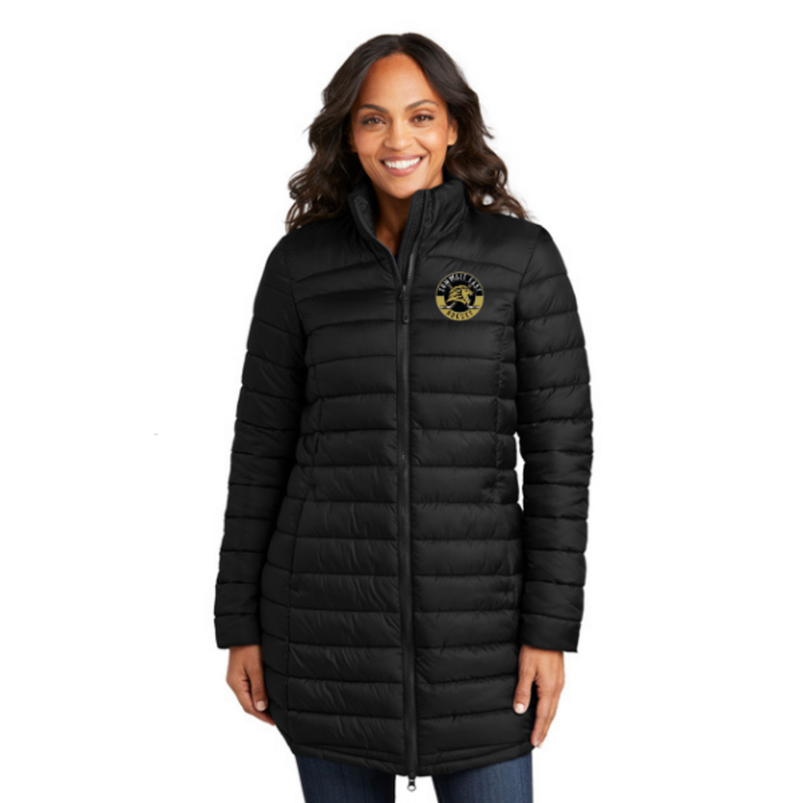 Port Authority Fort Zumwalt East Horizon Puffy Long Jacket (WOMENS)