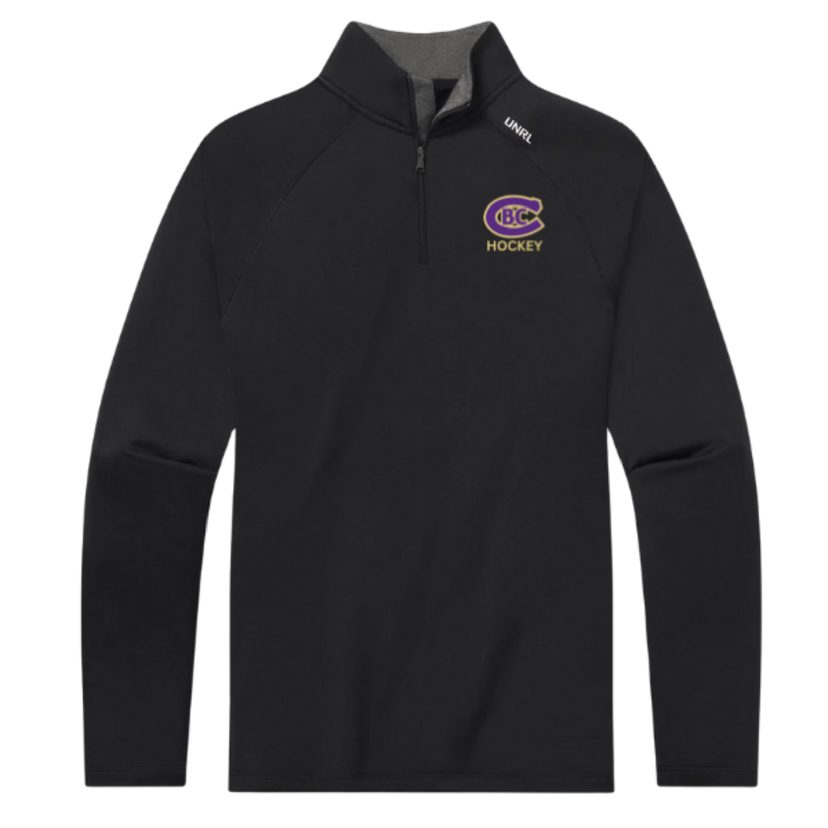 UNRL CBC UNRL Interlock 1/4 Zip (BLACK) SENIOR