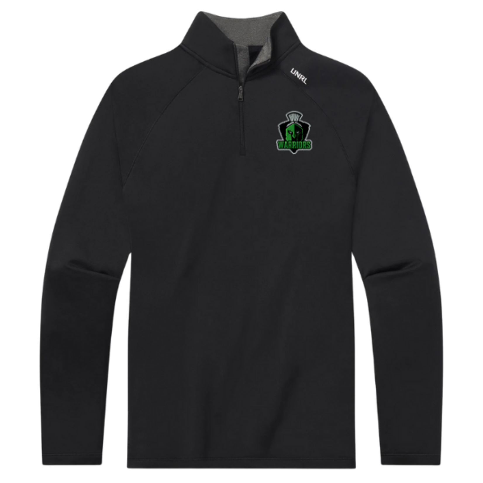 UNRL Midwest Warriors UNRL Interlock 1/4 Zip (BLACK) YOUTH