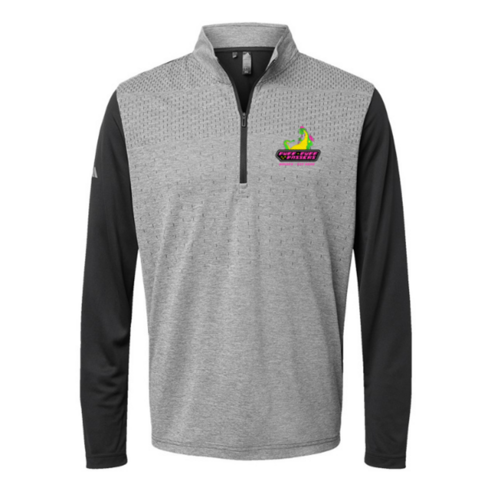 Adidas Puff Puff Passers Adidas 1/4 Zip (MENS) GREY/BLACK