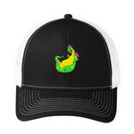 Puff Passers C112 Trucker Hat (Black/White)