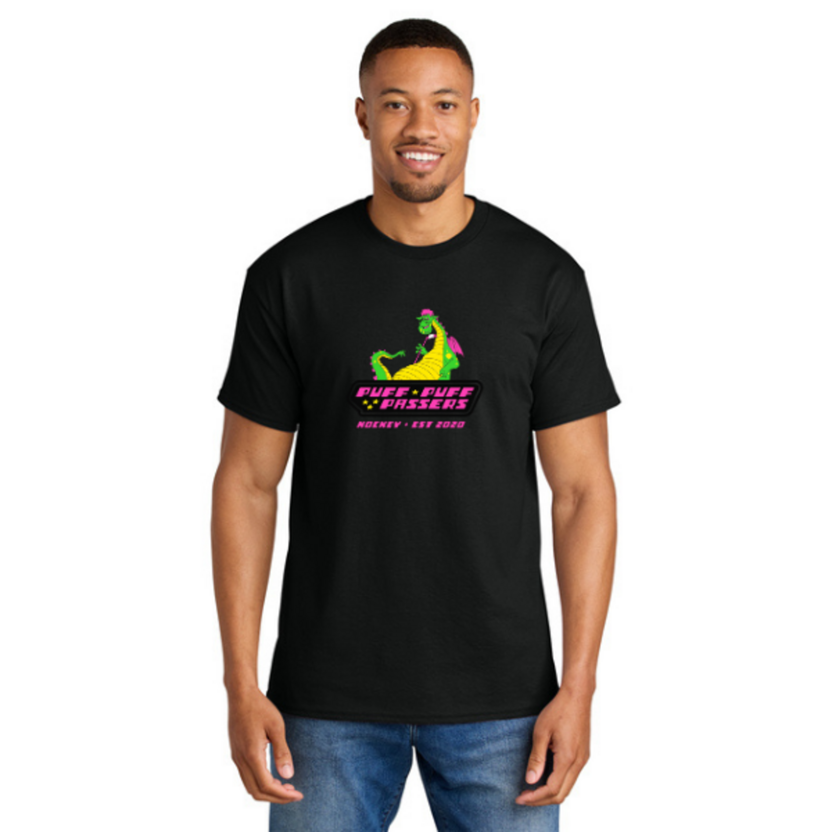 Puff Passers 50/50 T-Shirt (SENIOR) BLACK