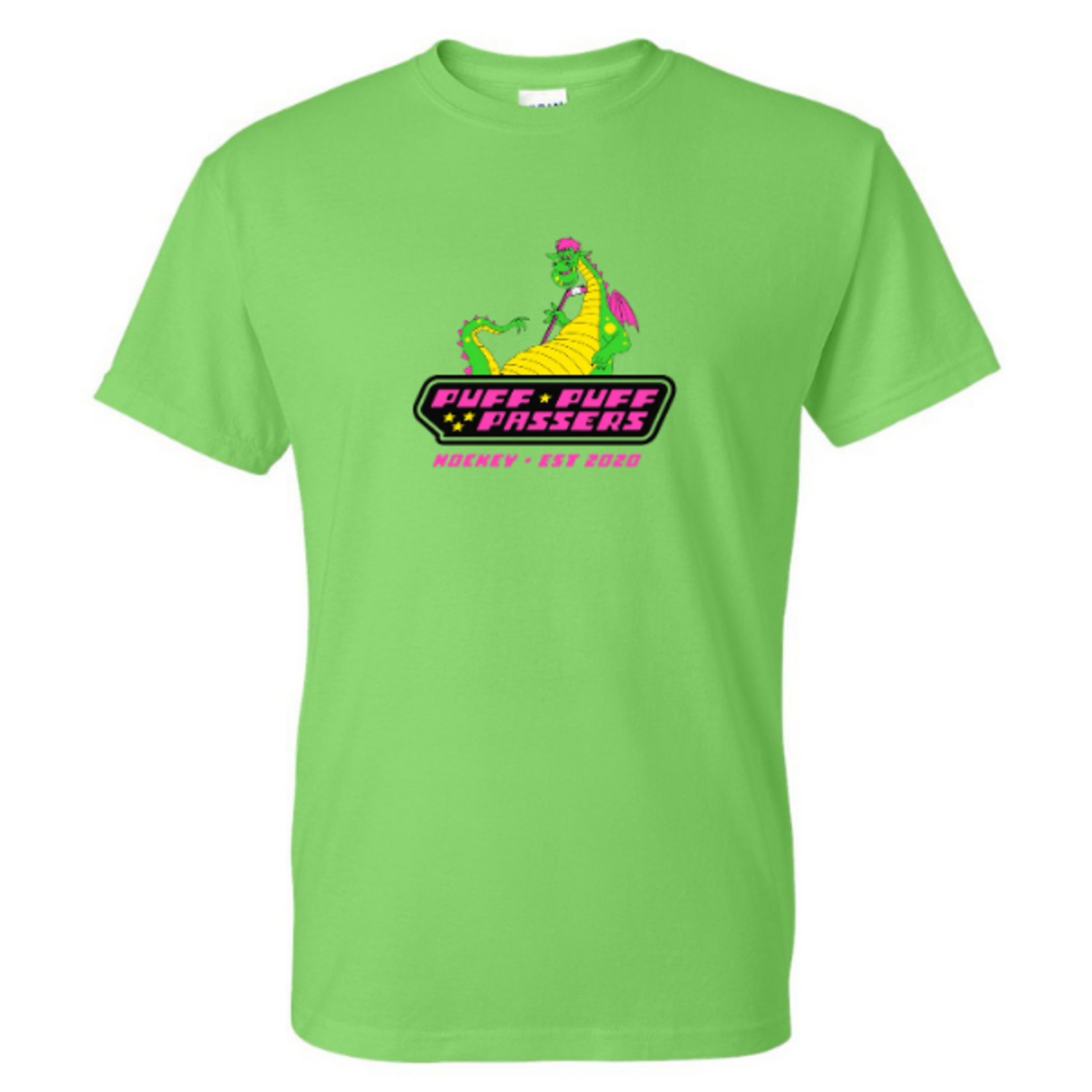 Puff Passers 50/50 T-Shirt (SENIOR) LIME