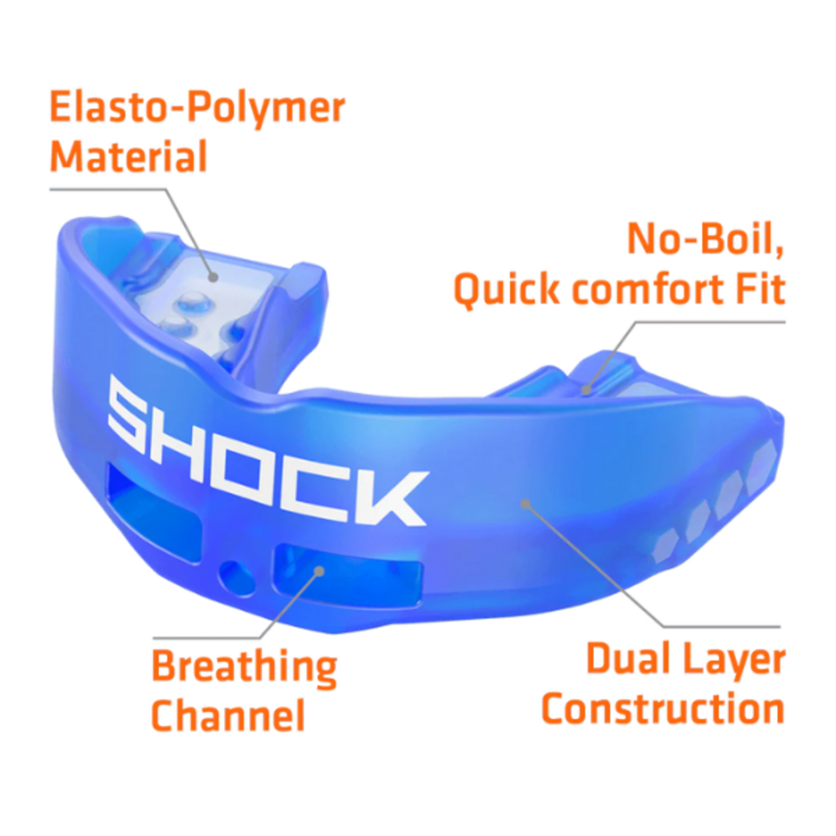 Shock Doctor Shock Doctor Insta-Fit Mouthguard (ROYAL) Youth