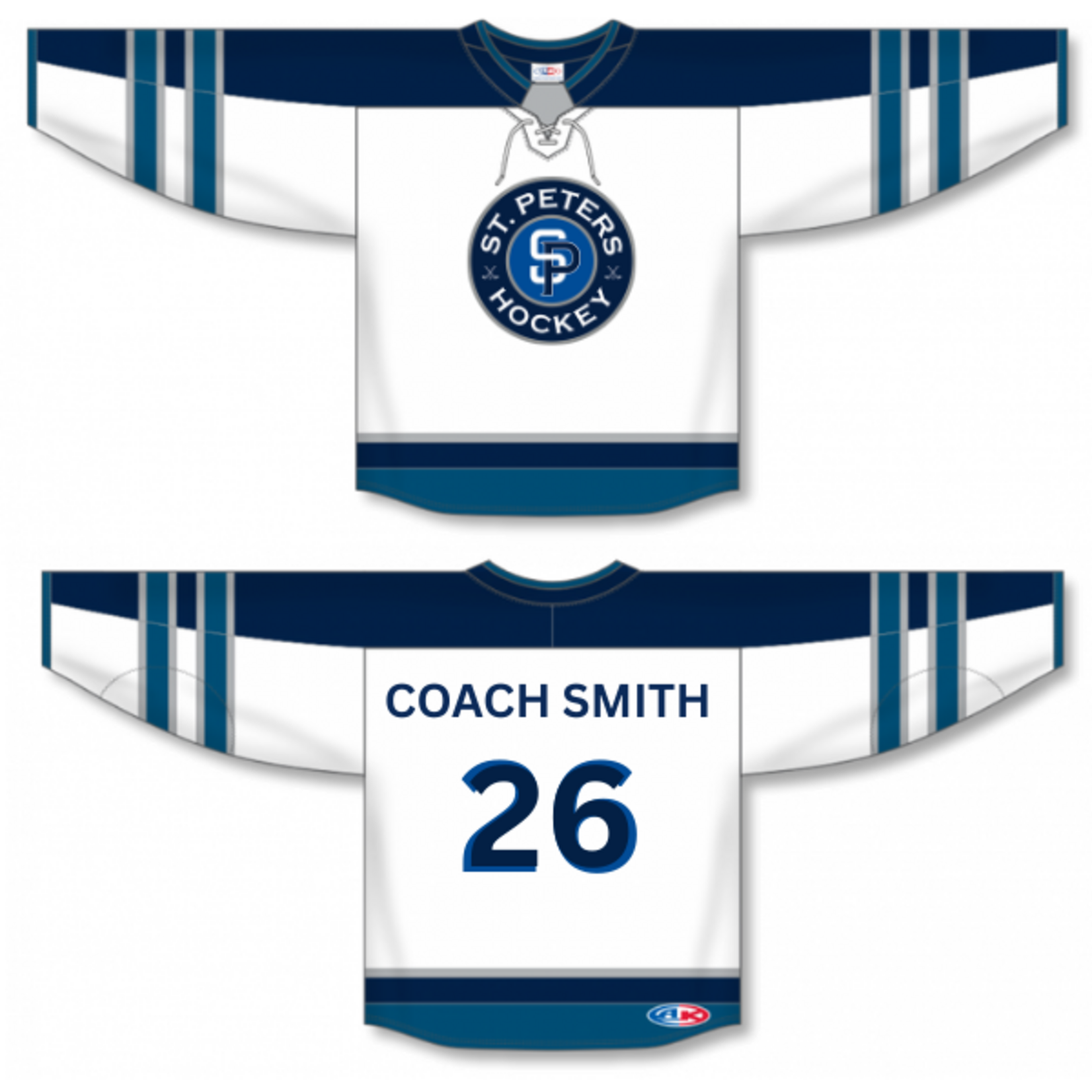 AK St. Peters "End of the Year Gift" Jersey (SENIOR) White