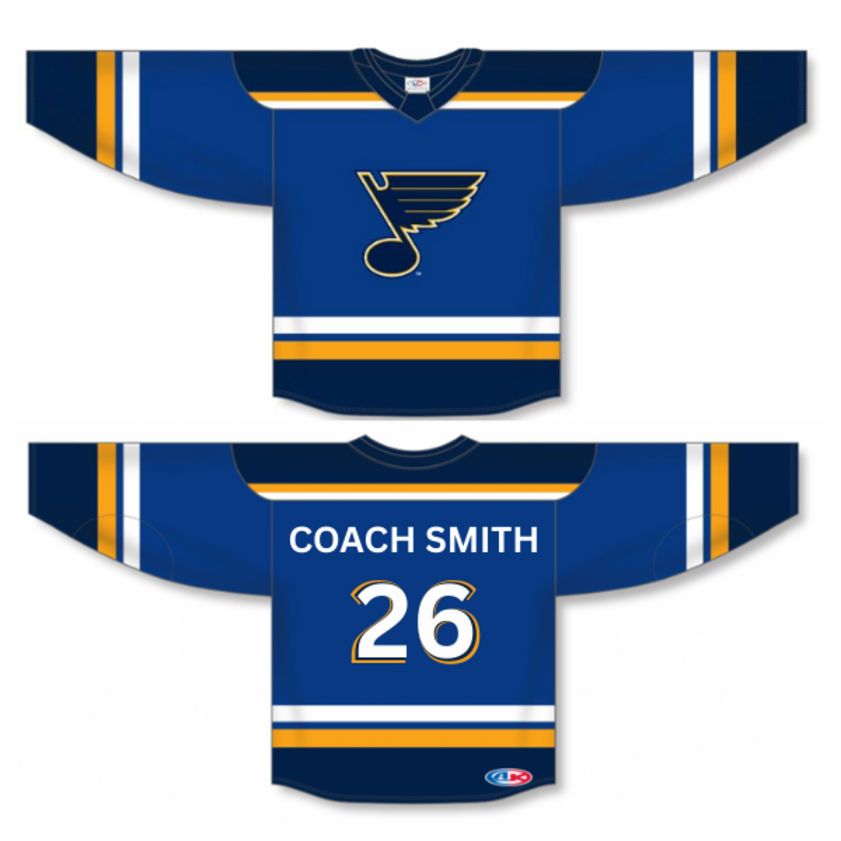 AK AAA Blues "End of the Year Gift" Jersey (SENIOR) Dark