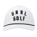 UNRL UNRL Golf Vintage Rope Snapback (White-Black)