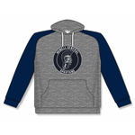 AK Francis Howell Central AK Grey/Navy Lace Up Hoodie (ADULT)