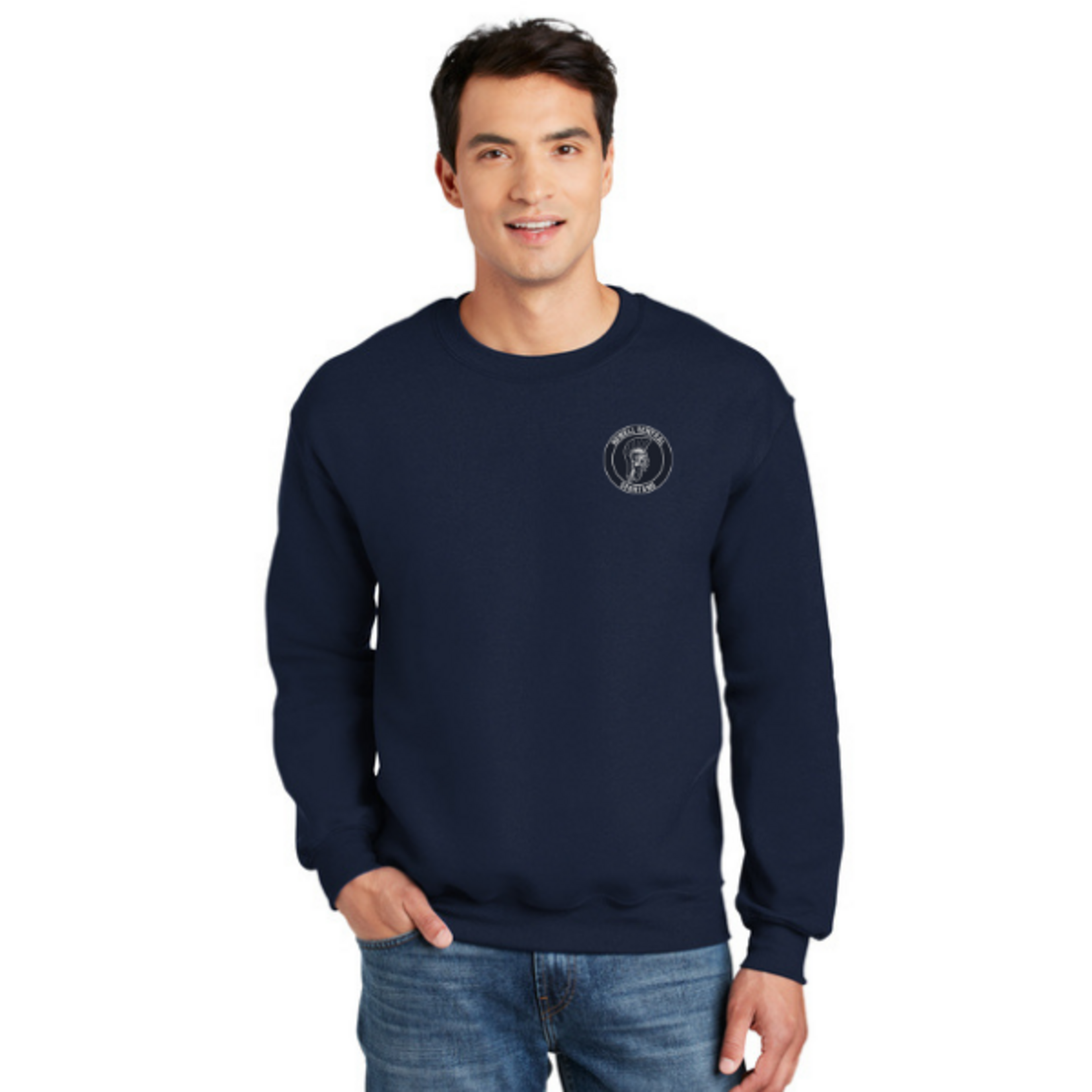 Francis Howell Central DryBlend Crewneck Sweatshirt (SENIOR) Navy
