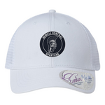 Infinity Her Francis Howell Central Women's Modern Trucker Cap (WHITE)