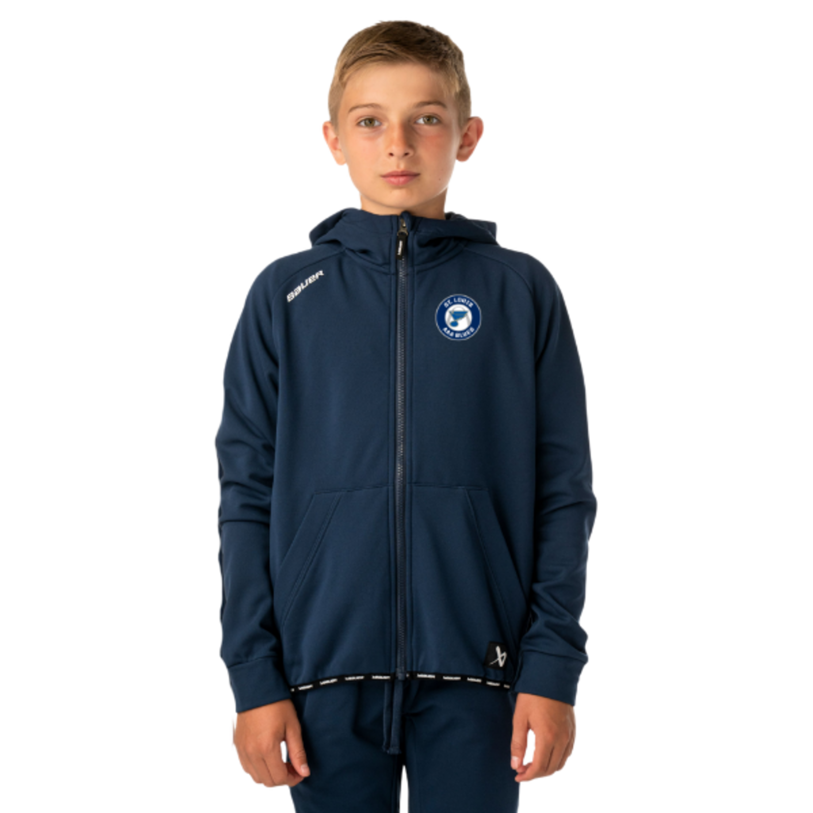 Bauer AAA Blues Bauer S26 Fleece Full Zip Hoodie (YOUTH)