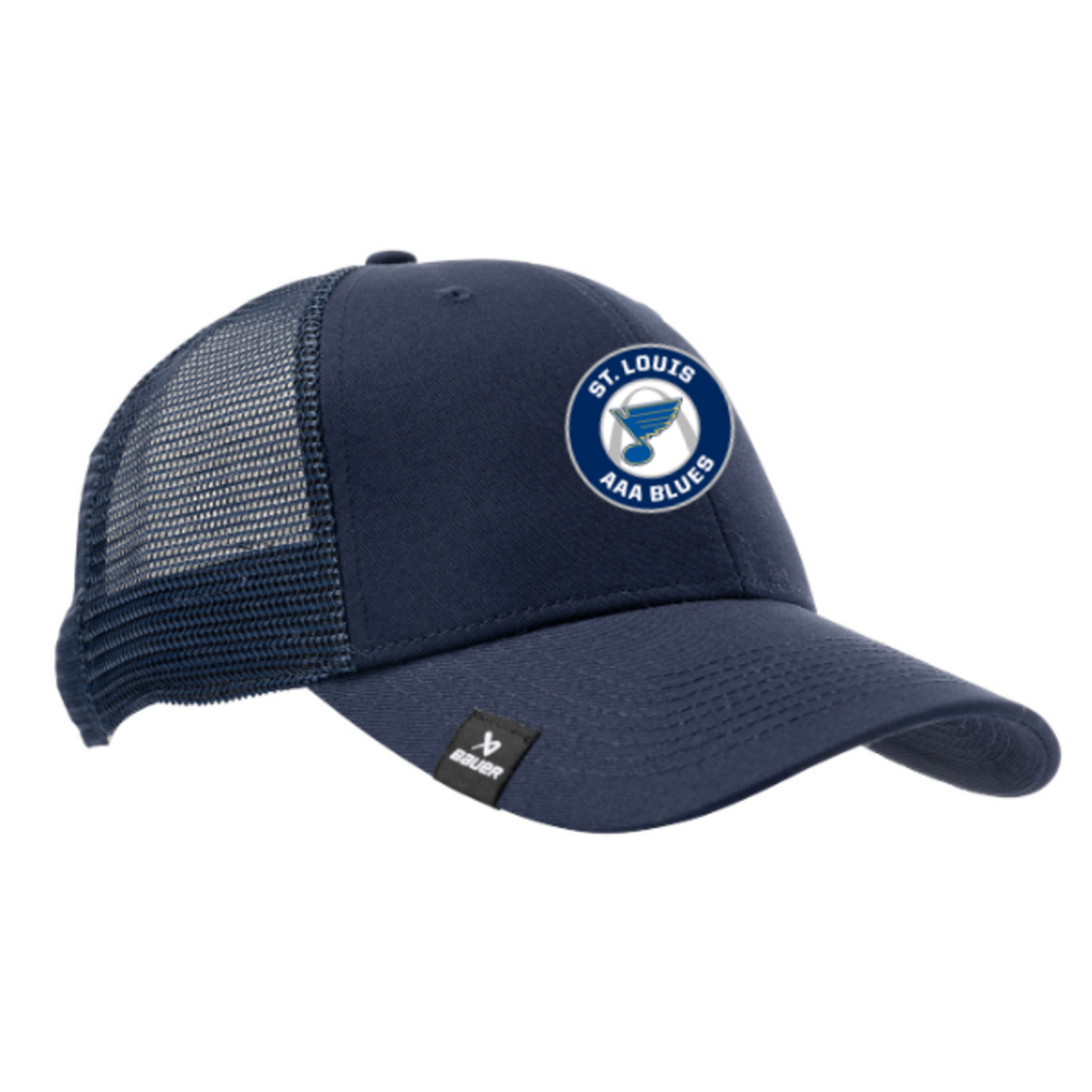 Bauer AAA Blues Bauer Team Mesh Snapback (YOUTH) NAVY