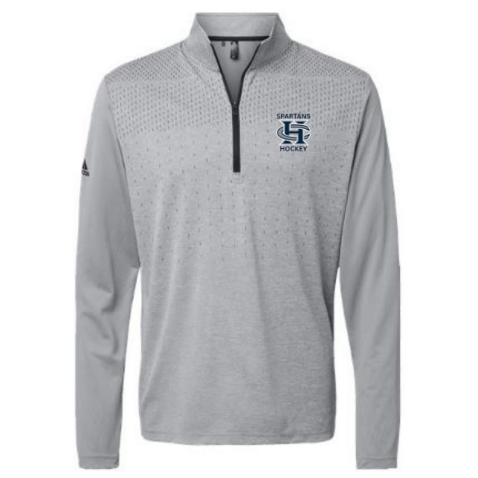 Adidas Francis Howell Central "Hockey Logo" Adidas 1/4 Zip (MENS) GREY