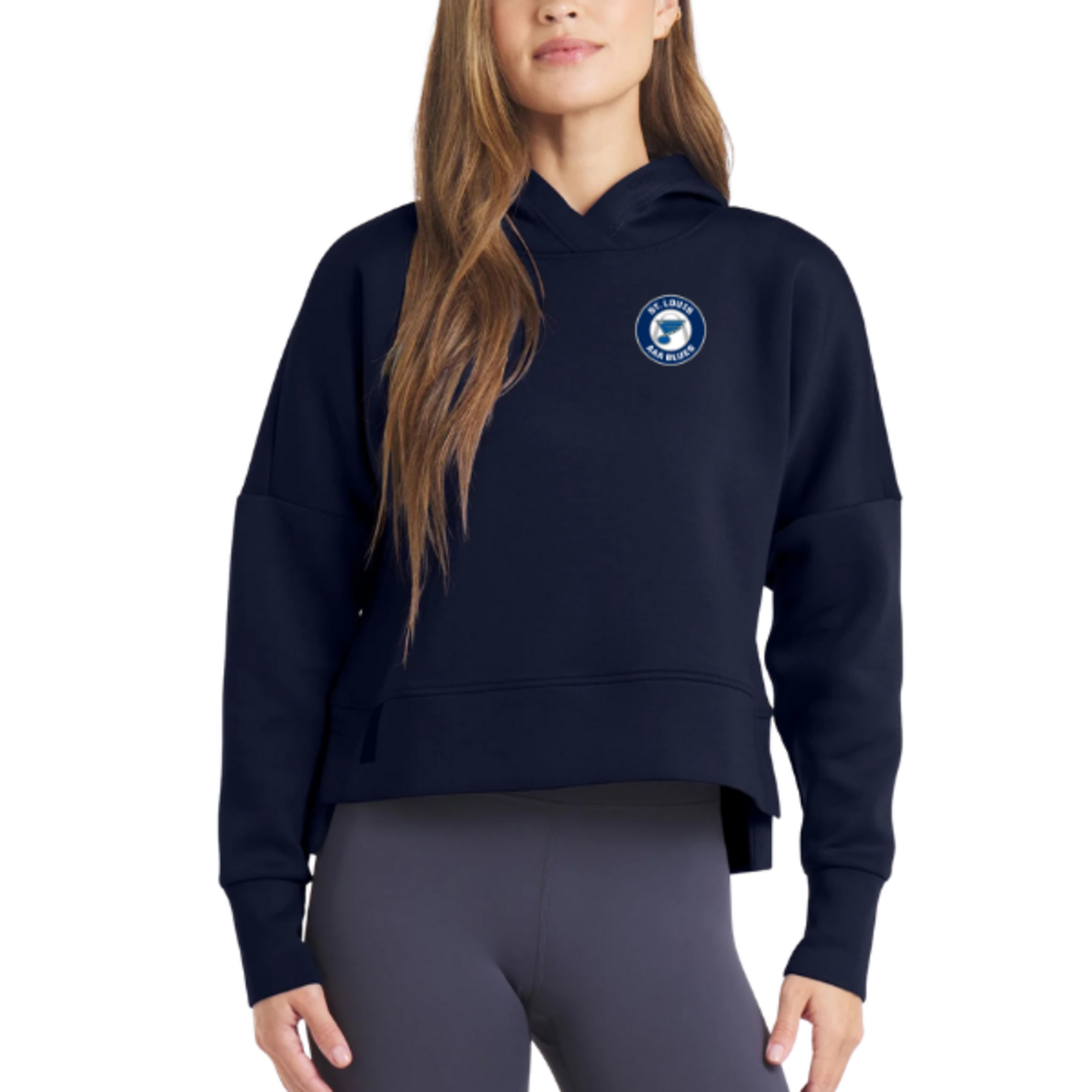 UNRL AAA Blues LuxBreak Oversized Hoodie (WOMENS) Midnight Navy