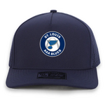 10/10 AAA Blues 10/10 5 Panel Dryfit Snapback Hat (NAVY)