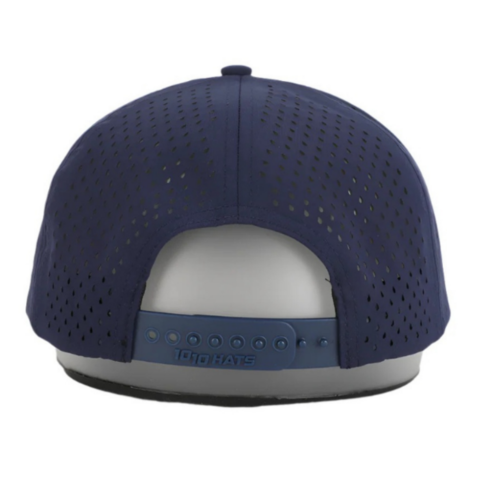 10/10 AAA Blues 10/10 5 Panel Dryfit Snapback Hat (NAVY)