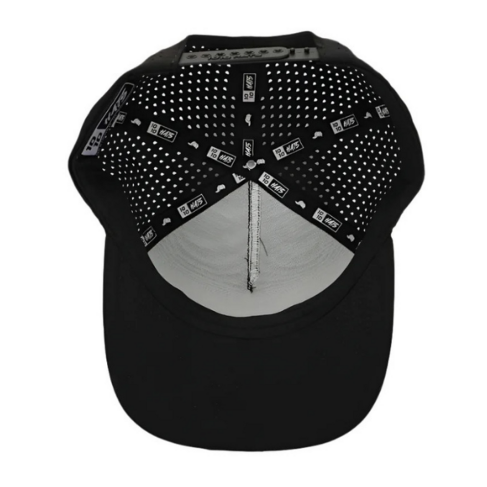 10/10 AAA Blues 10/10 5 Panel Dryfit Snapback Hat (BLACK)