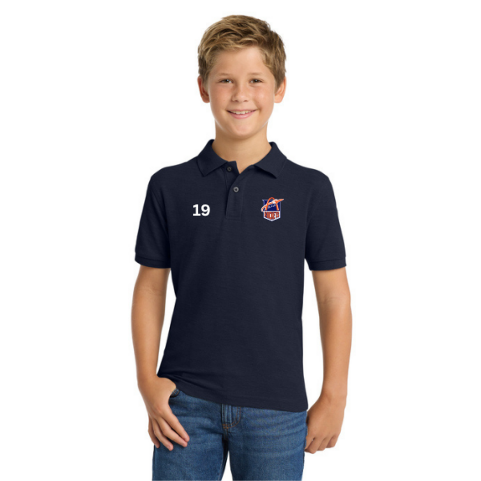 Rockets Silk Touch Performance Polo (YOUTH)