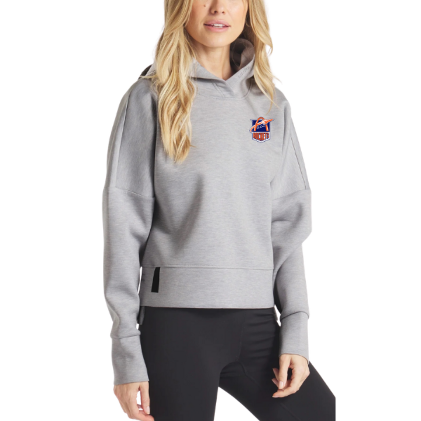 UNRL Rockets LuxBreak Oversized Hoodie (WOMENS) Heather Grey