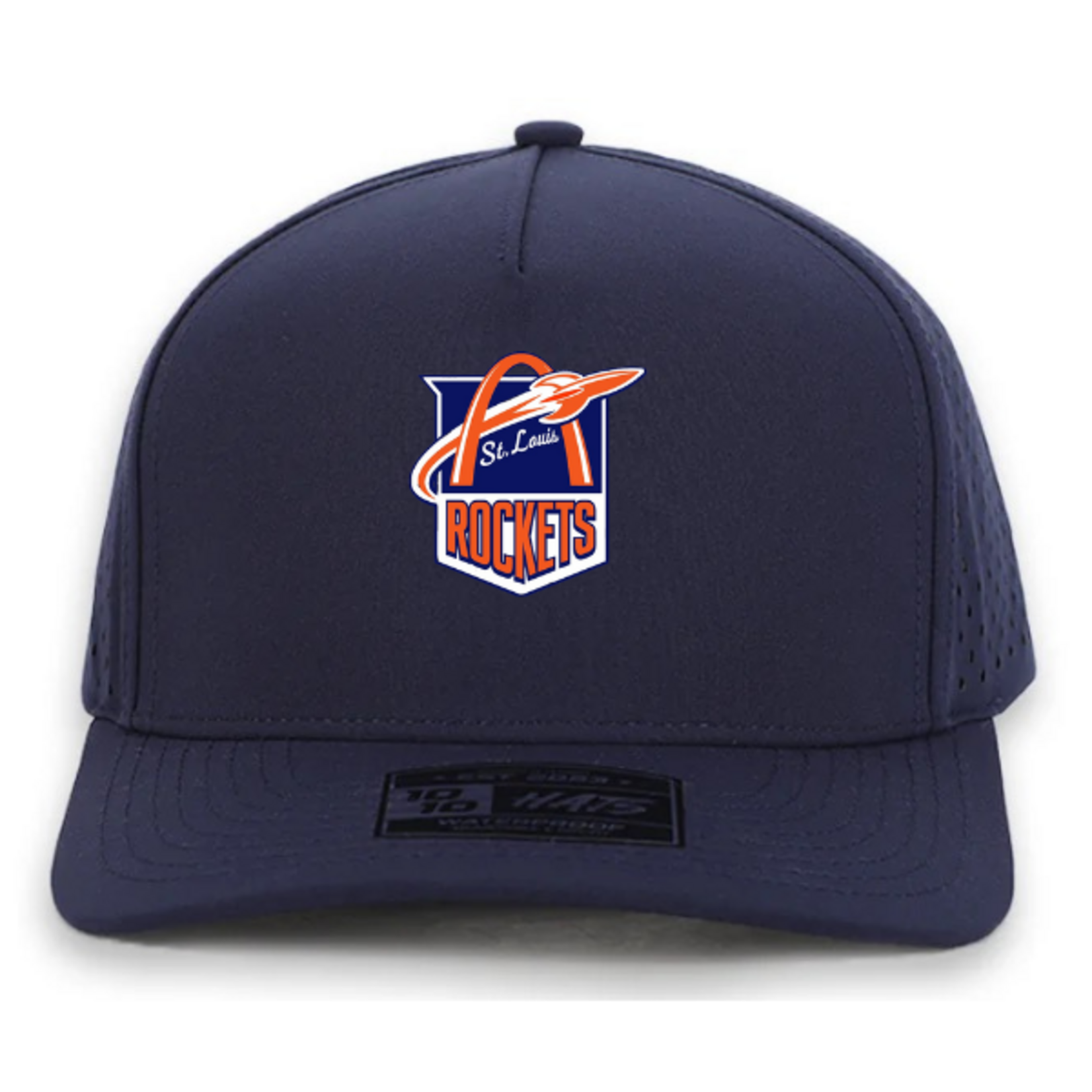 10/10 Rockets 10/10 5 Panel Dryfit Snapback Hat (NAVY)