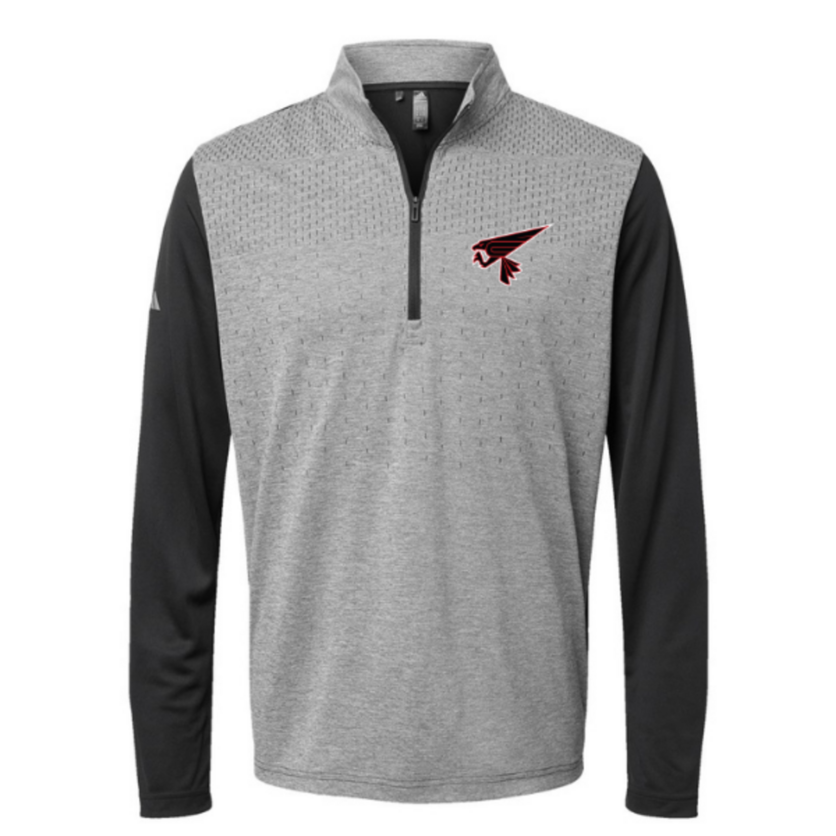 Adidas Chesterfield Adidas 1/4 Zip (MENS) BLACK/GREY