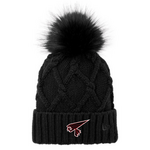New Era Chesterfield Faux Fur Pom Beanie (WOMENS) BLACK