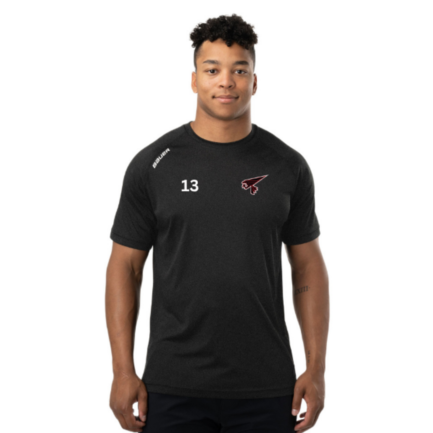 Bauer Chesterfield S24 Bauer Team S/S Tech Tee (SENIOR) BLACK