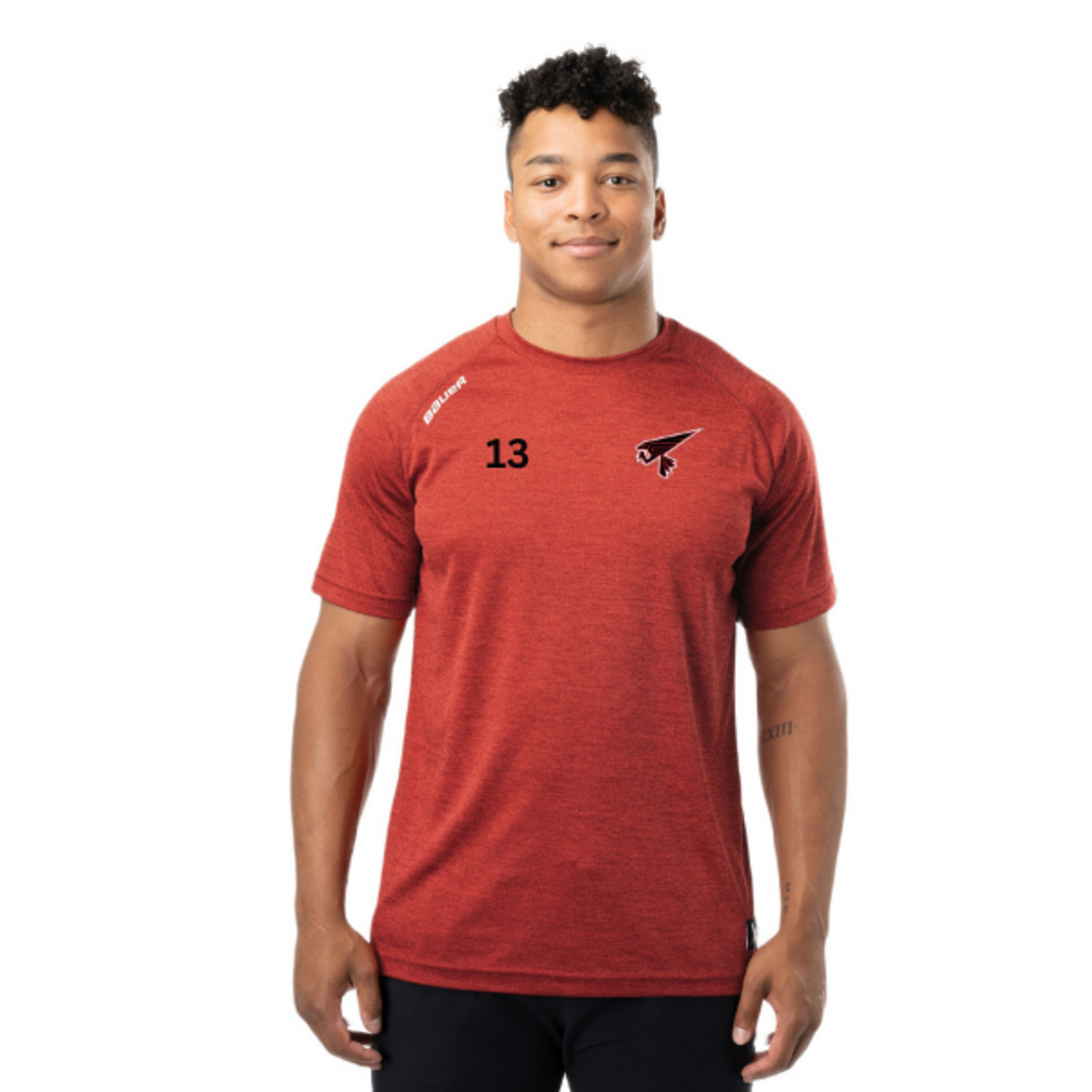 Bauer Chesterfield S24 Bauer Team S/S Tech Tee (SENIOR) RED