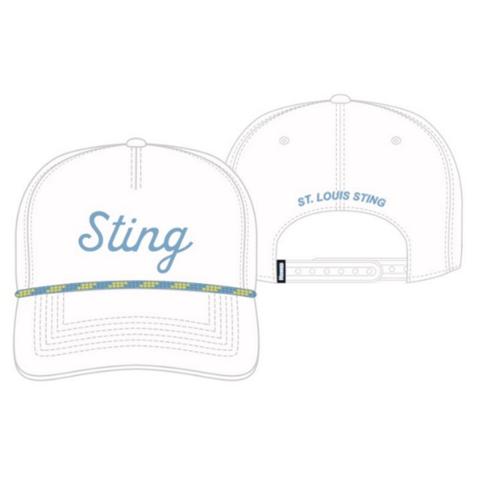 Howies St. Louis Sting Custom Tour Lid (White)