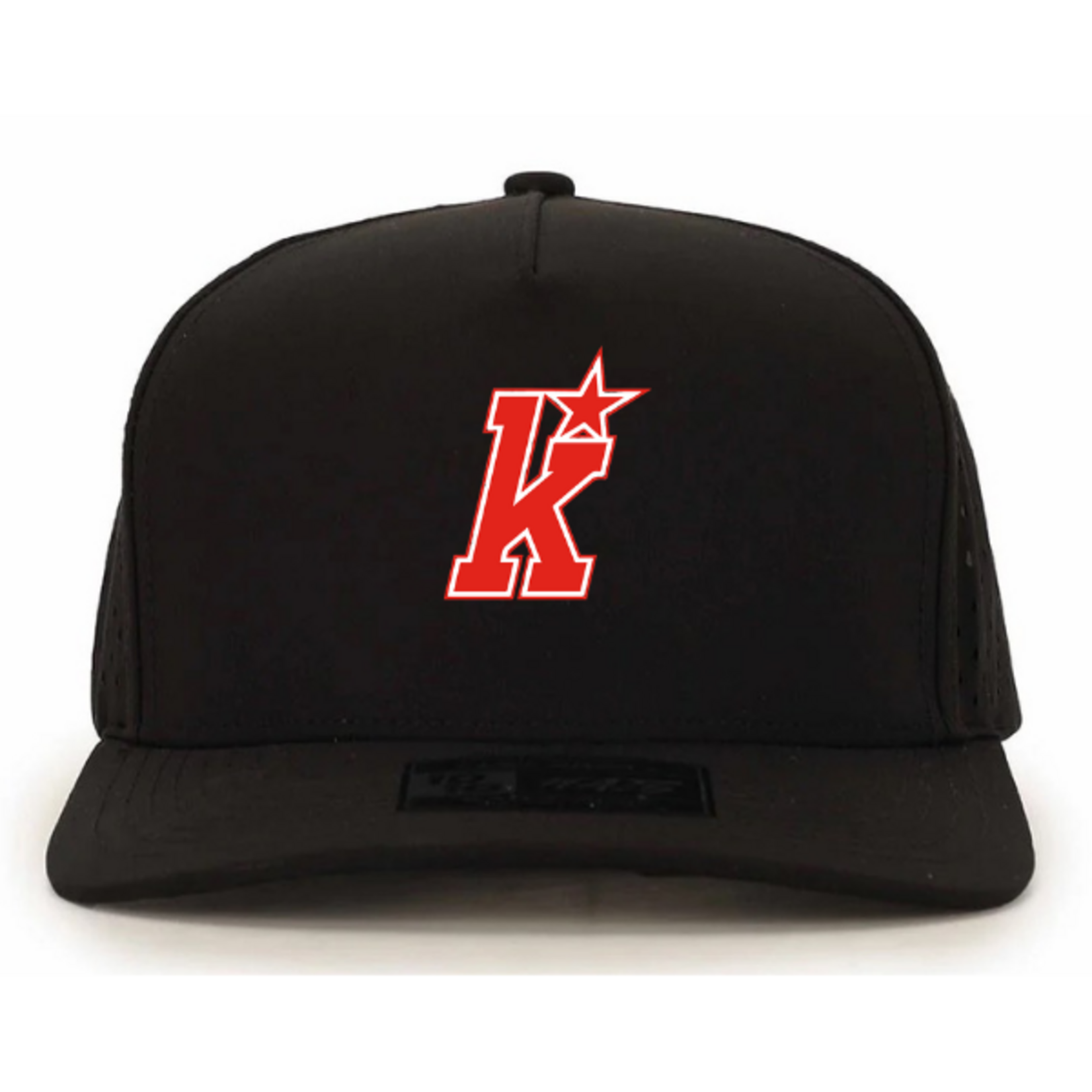 10/10 Kirkwood 10/10 5 Panel Dryfit Snapback Hat (BLACK)