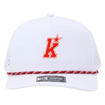 10/10 Kirkwood 10/10 5 Panel Rope Snapback Hat (WHITE)