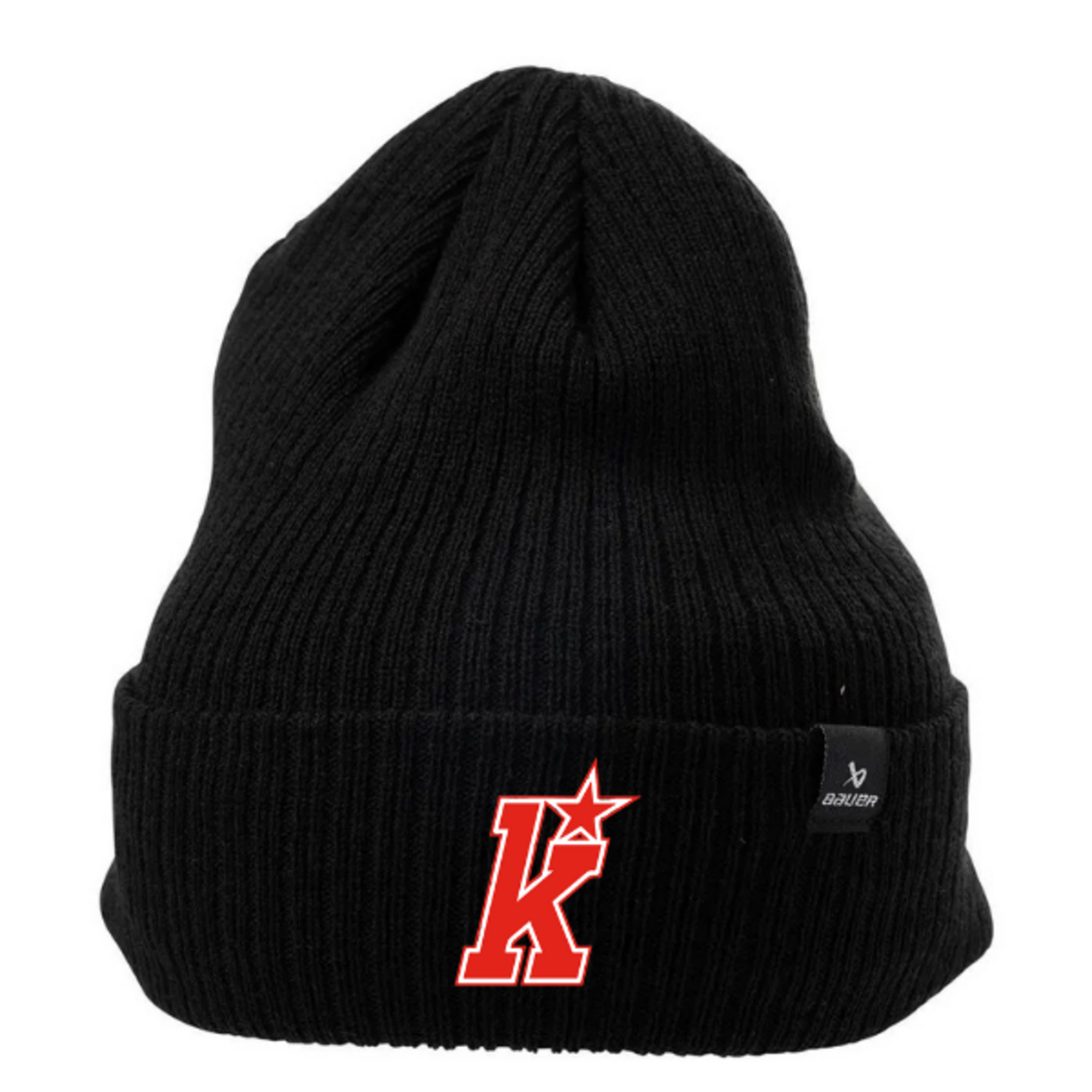 Bauer Kirkwood Bauer S24 Ribbed Toque (BLACK)