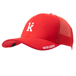 Bauer Kirkwood Bauer Team Mesh Snapback (YOUTH) RED