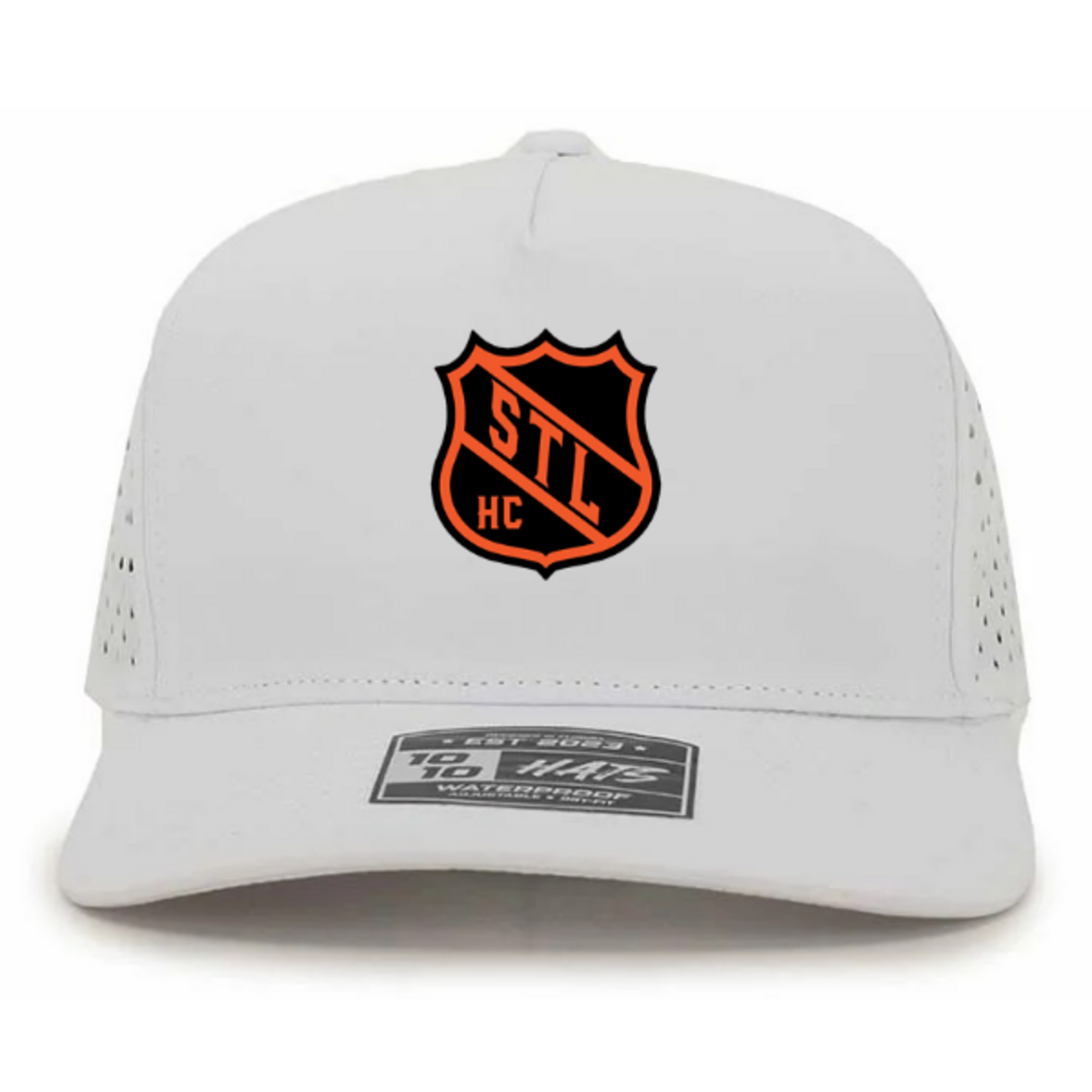 10/10 Hockey Club 10/10 5 Panel Dryfit Snapback Hat (WHITE)