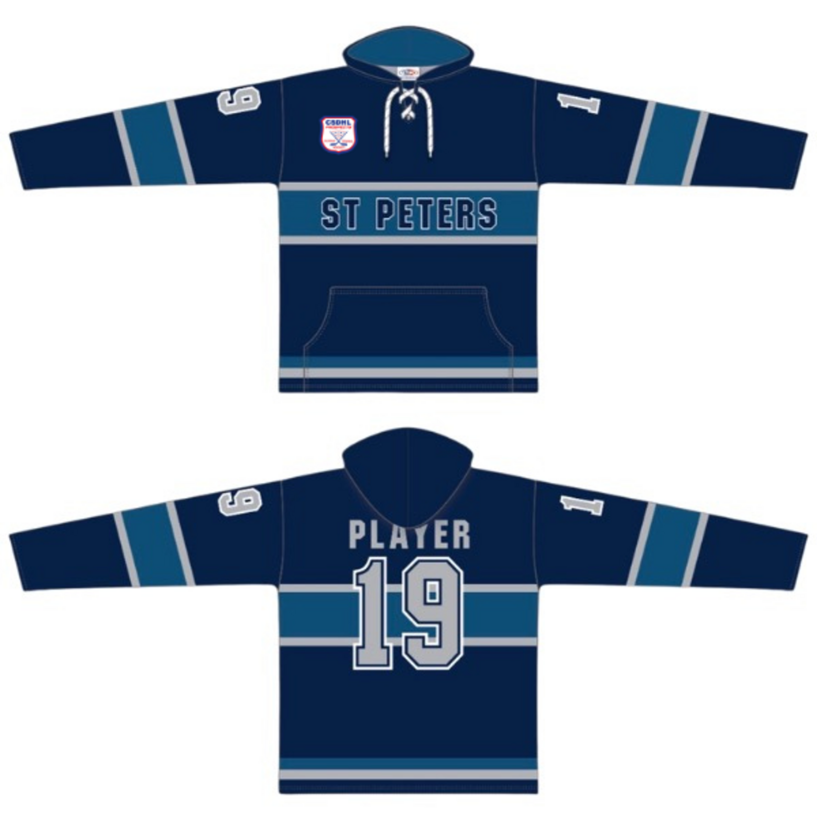 AK STP Prospects Custom Jersey Lace Up Hoodie (SENIOR)