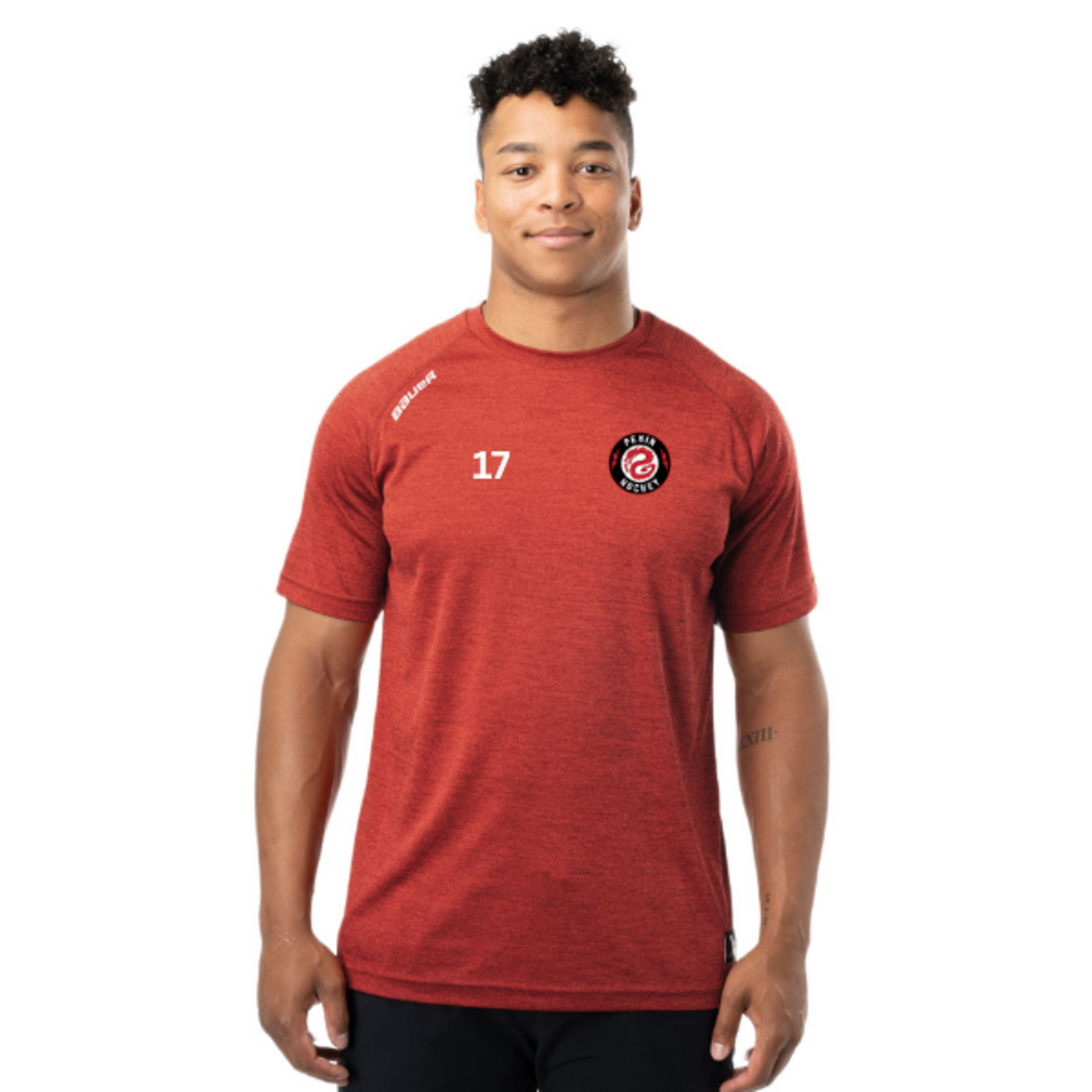 Bauer Pekin S24 Bauer Team S/S Tech Tee (SENIOR) RED