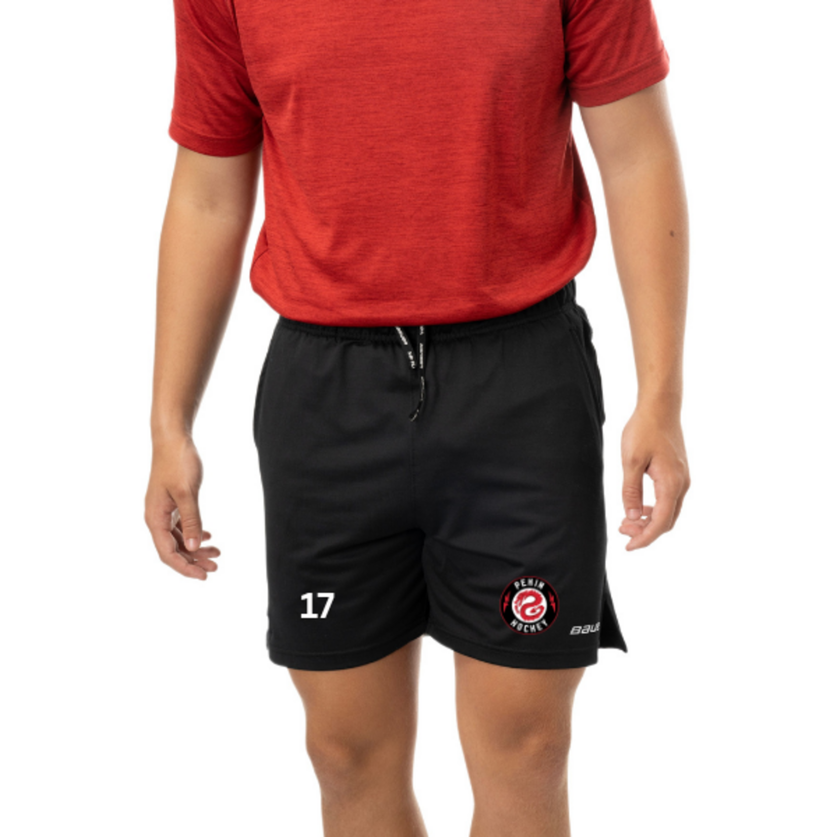 Bauer Pekin S24 Bauer Team Knit Short (YOUTH) BLACK