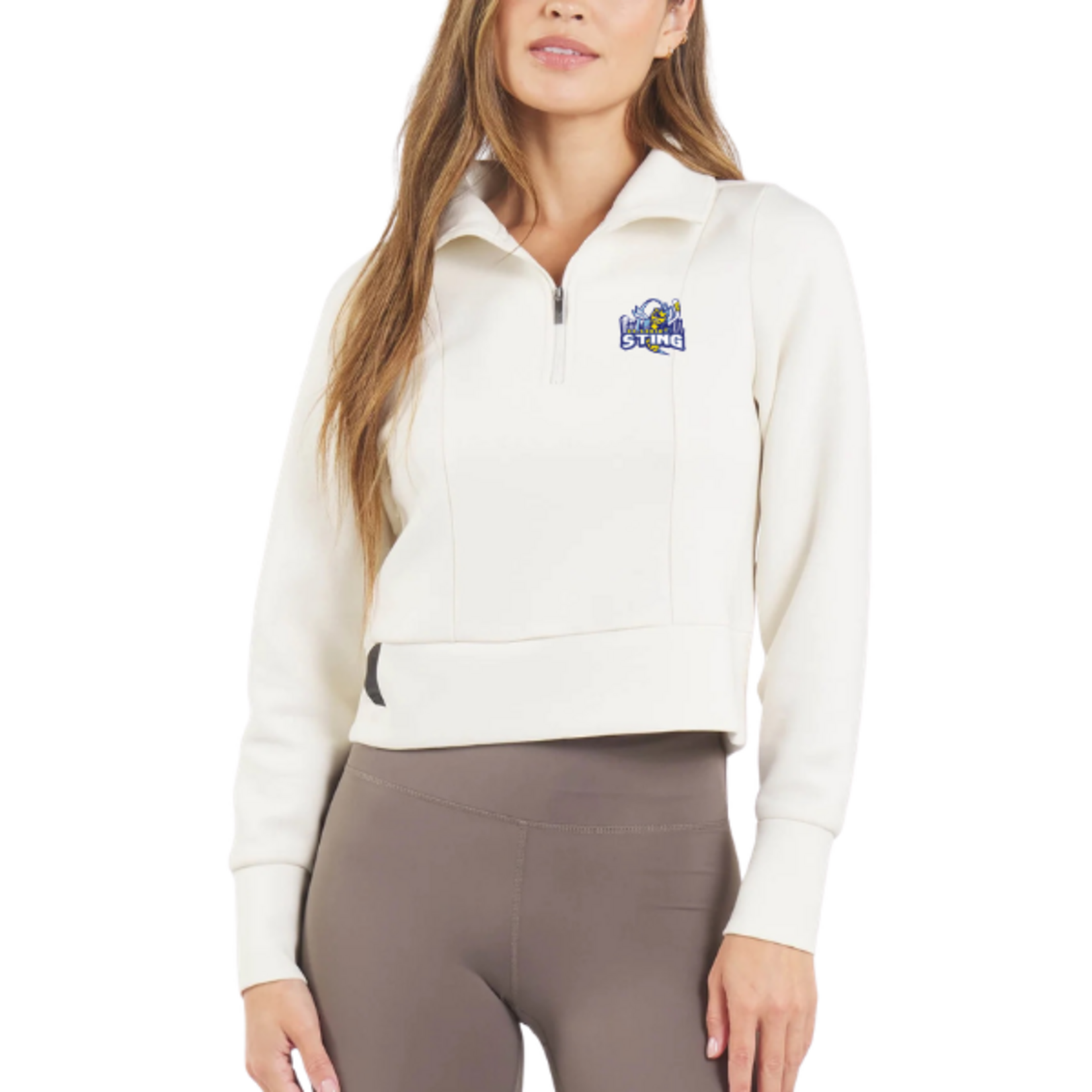 UNRL Sting UNRL LuxBreak Half-Zip Pullover (WOMENS) Coconut