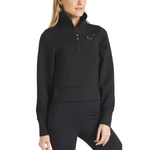 UNRL Chesterfield UNRL LuxBreak Half-Zip Pullover (WOMENS) Black