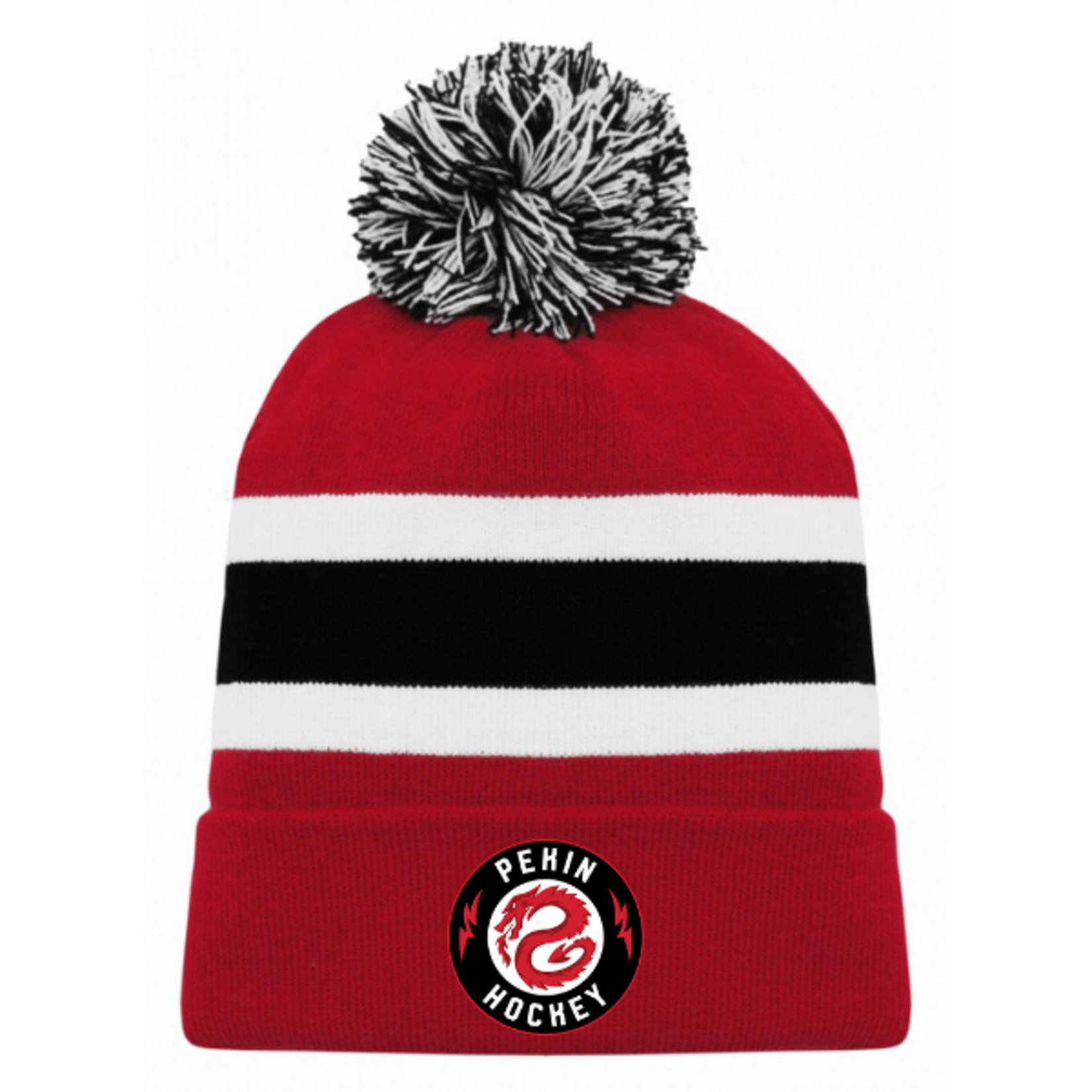 AK Pekin AK Knit Pom Knit (Red-Black)