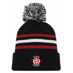 AK Pekin AK Knit Pom Knit (Black-Red)