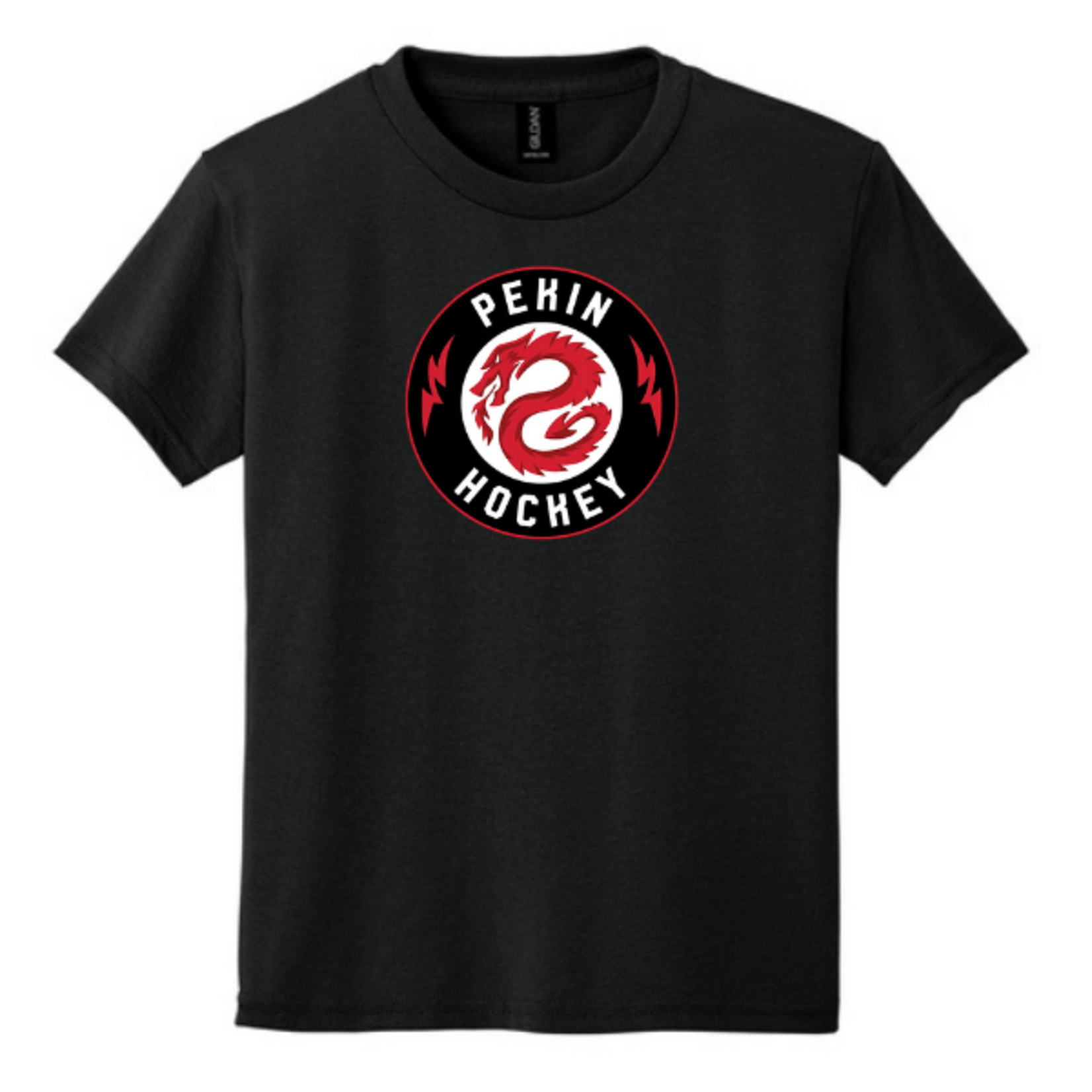 Pekin Gildan 50/50 Blend T-Shirt (YOUTH) BLACK